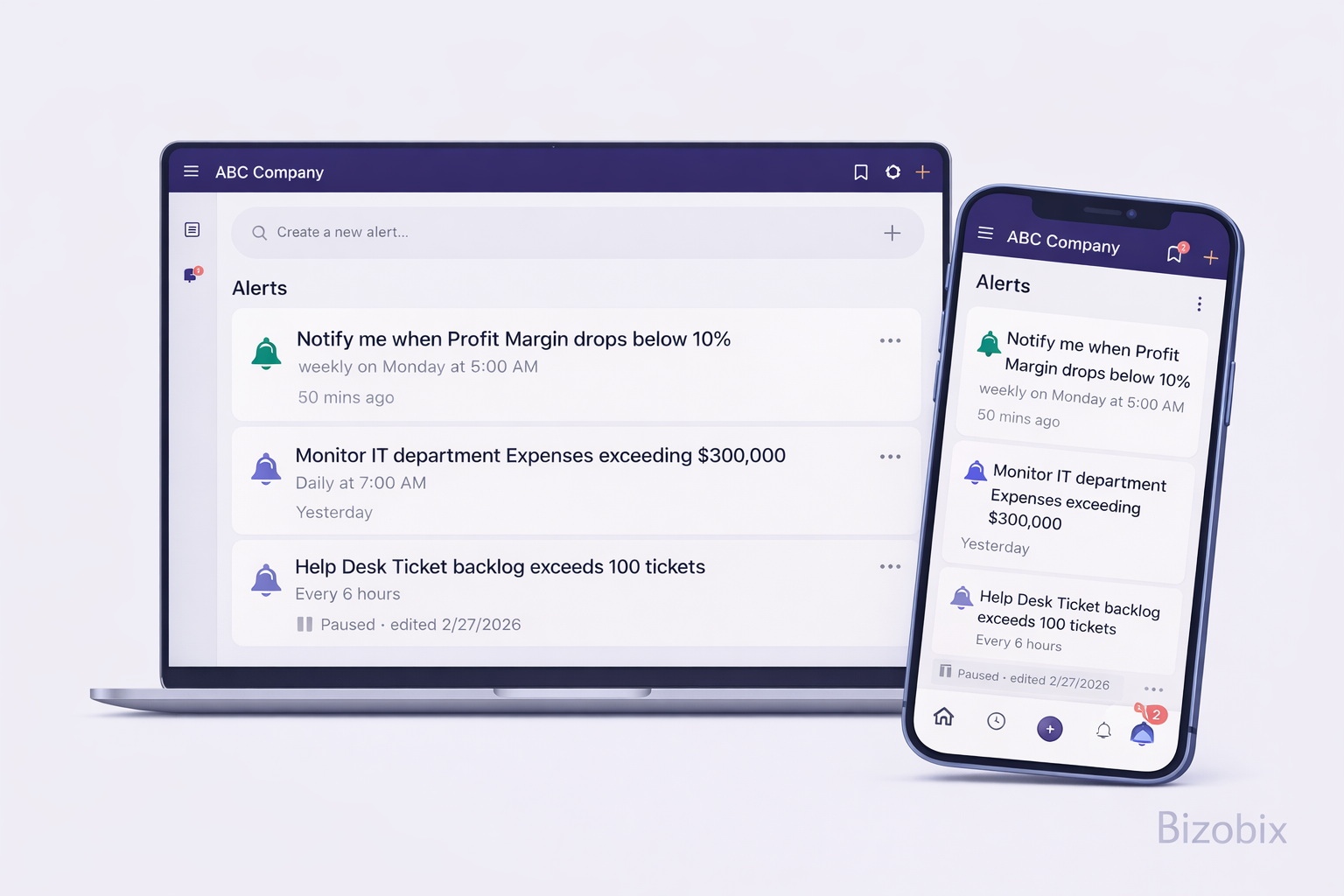Alerts and scheduling